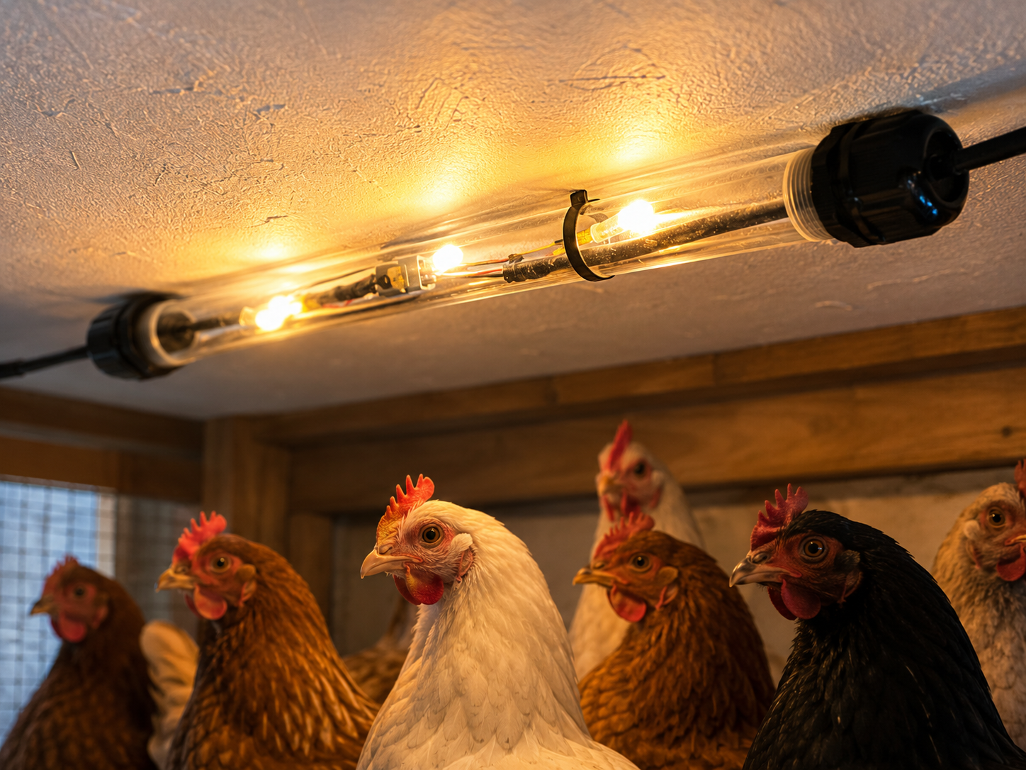 24" Animal Wellness LED Coop Light – Warm White (24V DC)