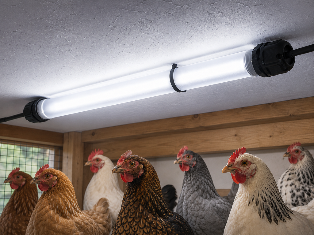 24" Animal Wellness LED Coop Light – Warm White (24V DC)