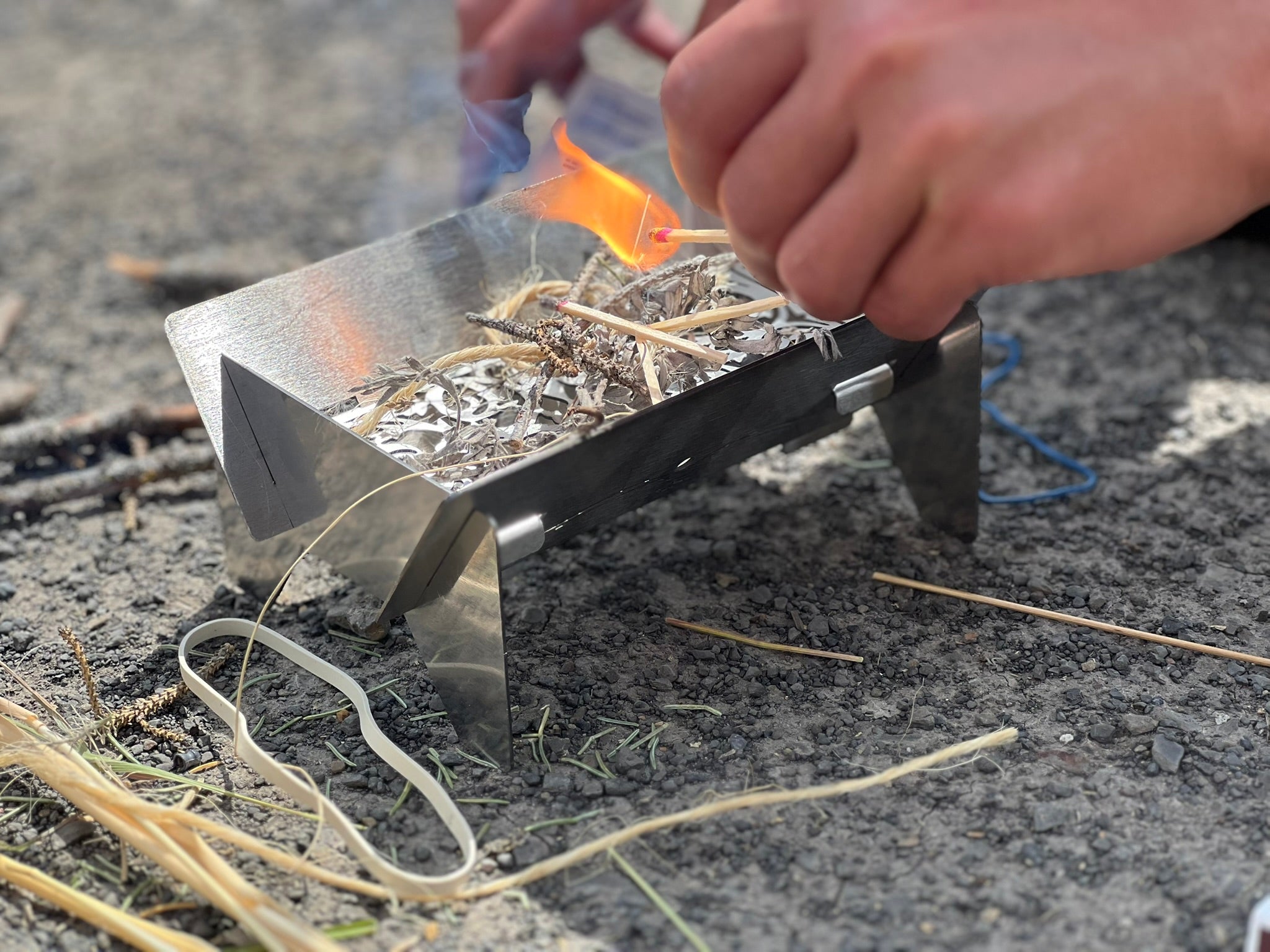 Project C: Learn to Burn Mini Fire Pit a  Sensory Experience