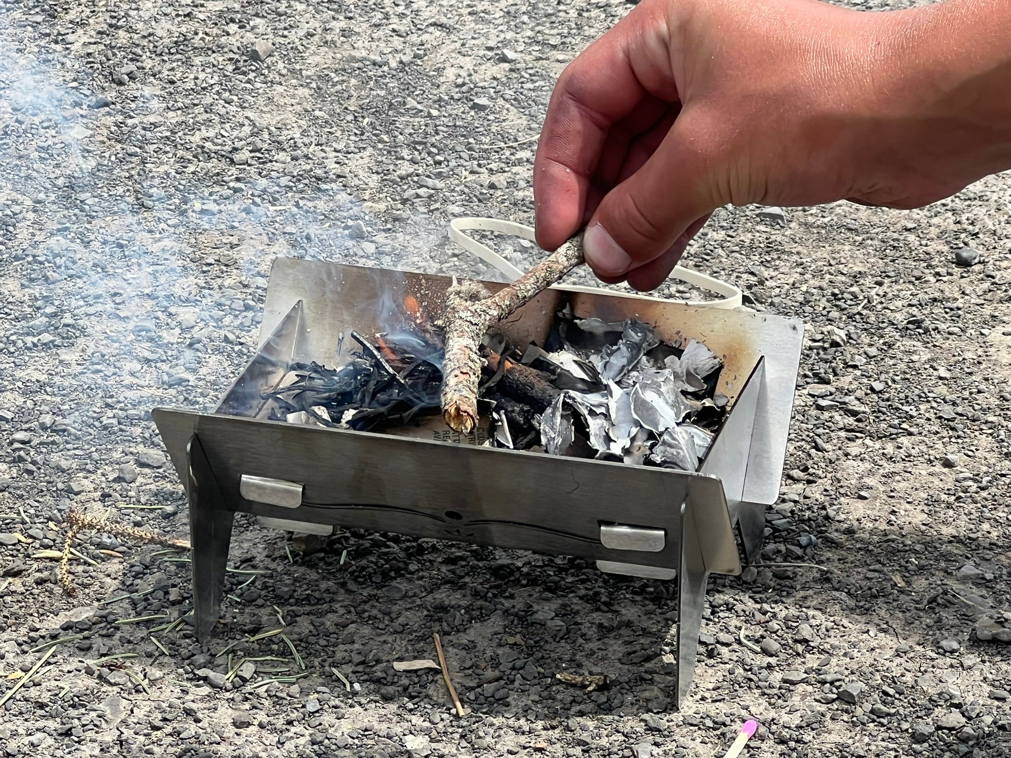 Project C: Learn to Burn Mini Fire Pit a  Sensory Experience