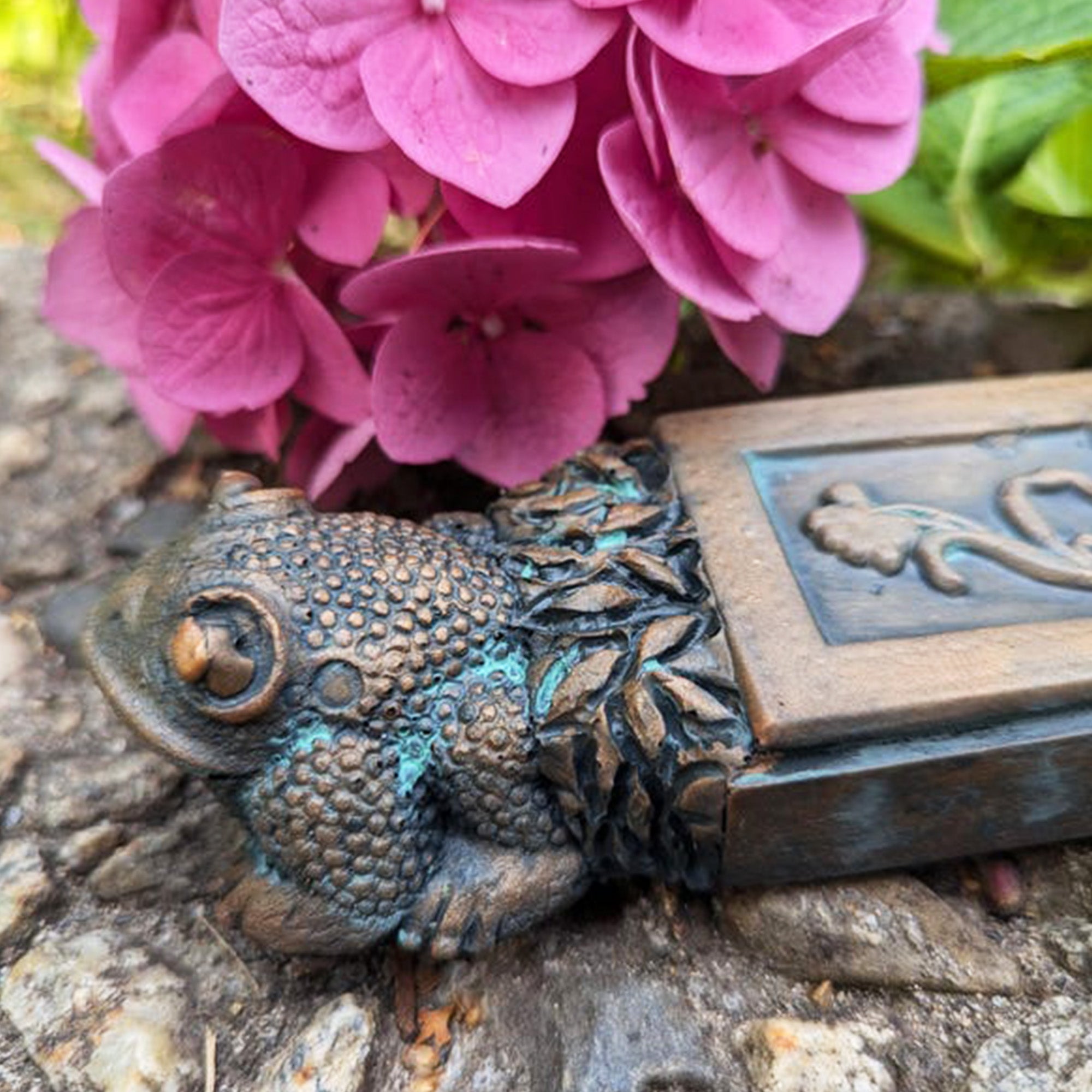 Project E: Copper Patina Epoxy Planter Frog Feet