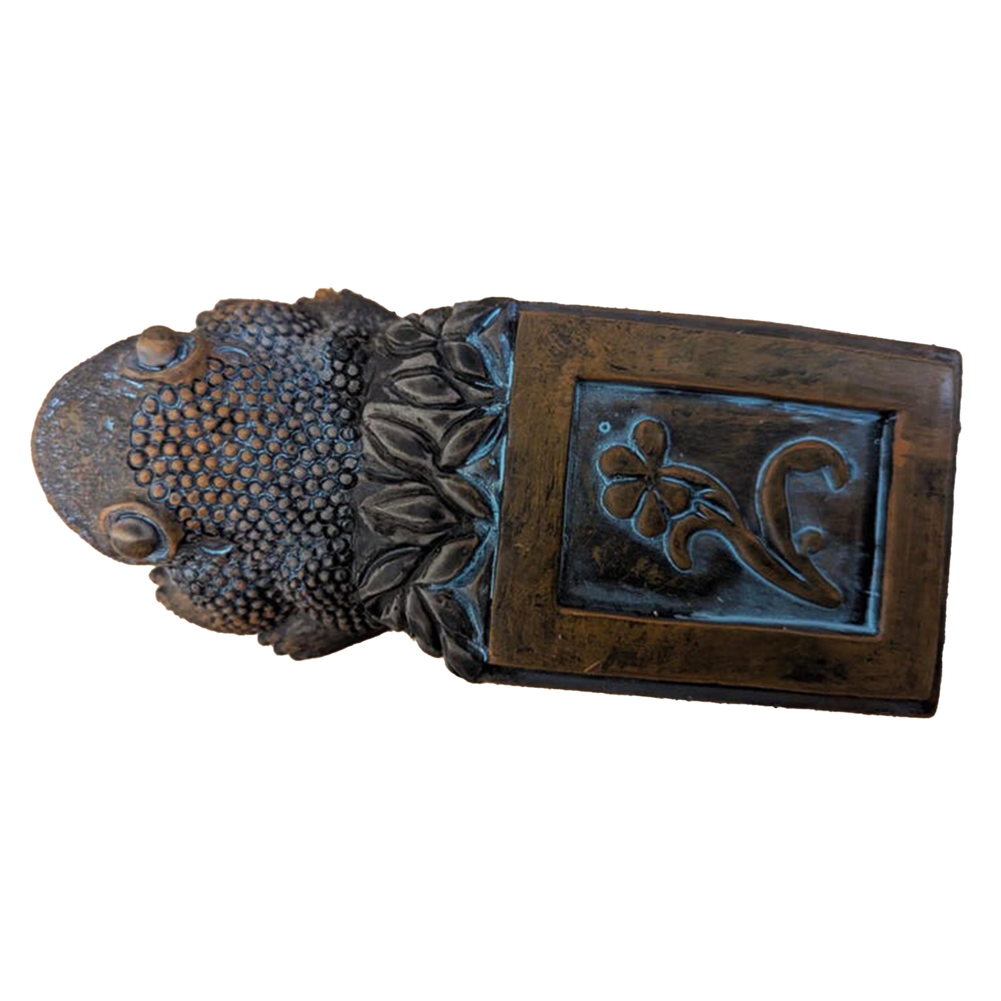 Project E: Copper Patina Epoxy Planter Frog Feet