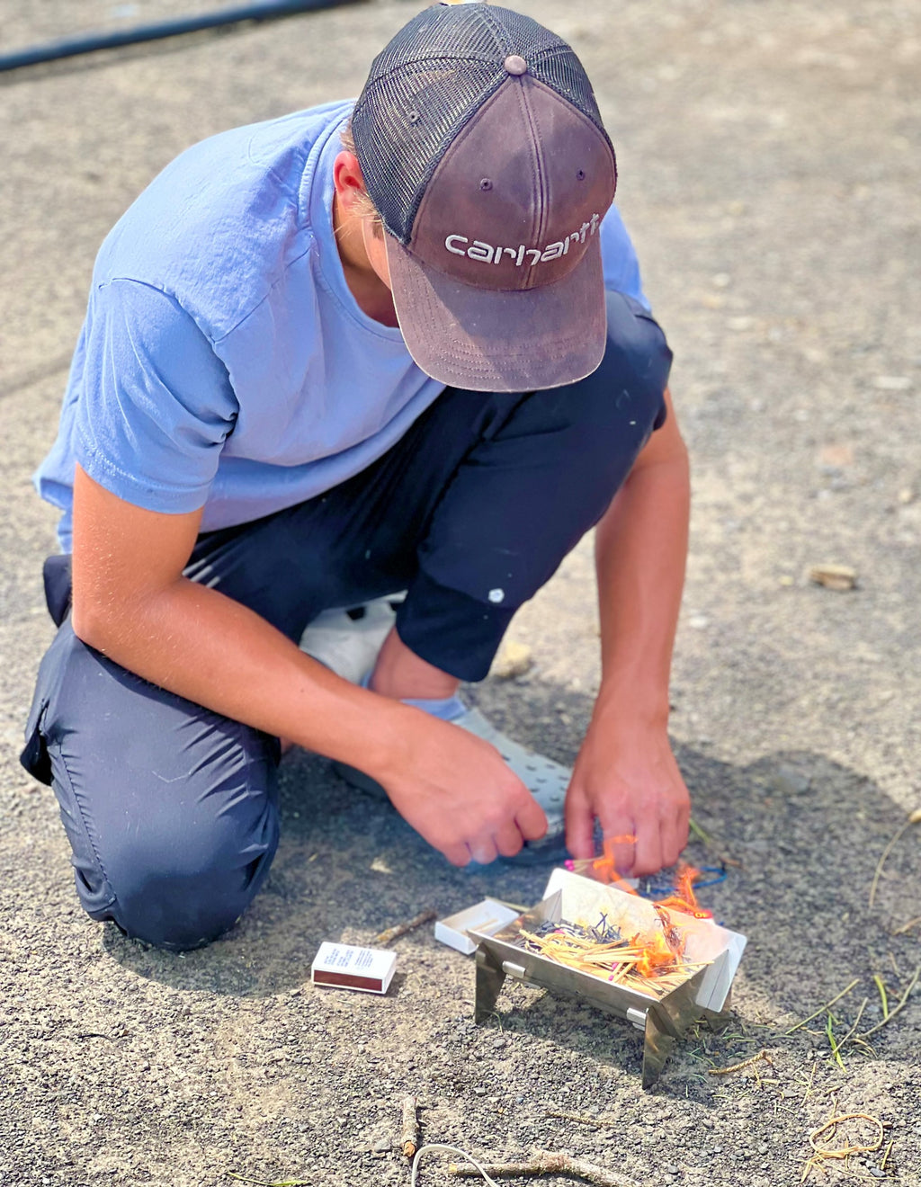 Project C: Learn to Burn Mini Fire Pit a  Sensory Experience