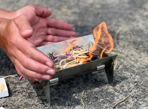 Project C: Learn to Burn Mini Fire Pit a  Sensory Experience